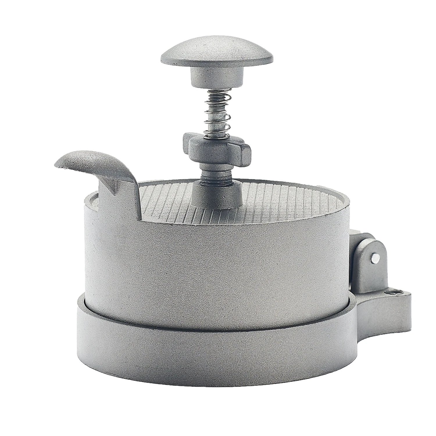 Spring-Loaded Burger Press