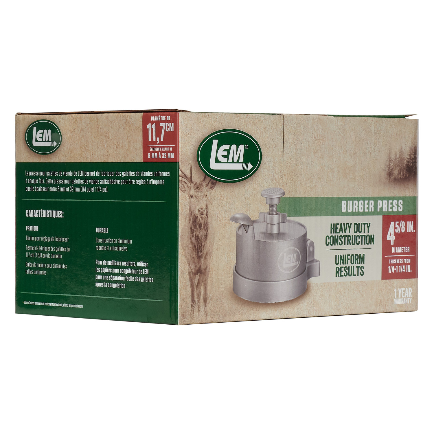 Non-Stick Adjustable Burger Press - Thumbnail 3