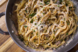 Easy Ground Venison Alfredo