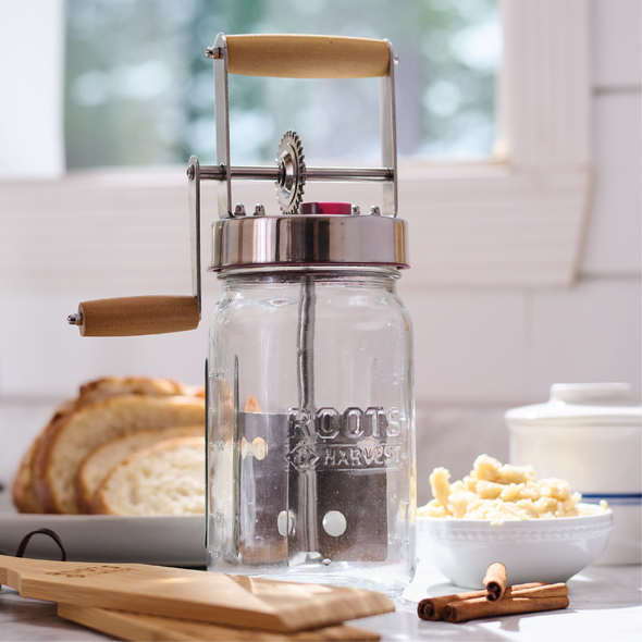 Butter Churner up close lifestyle image Butter Churner up close lifestyle image