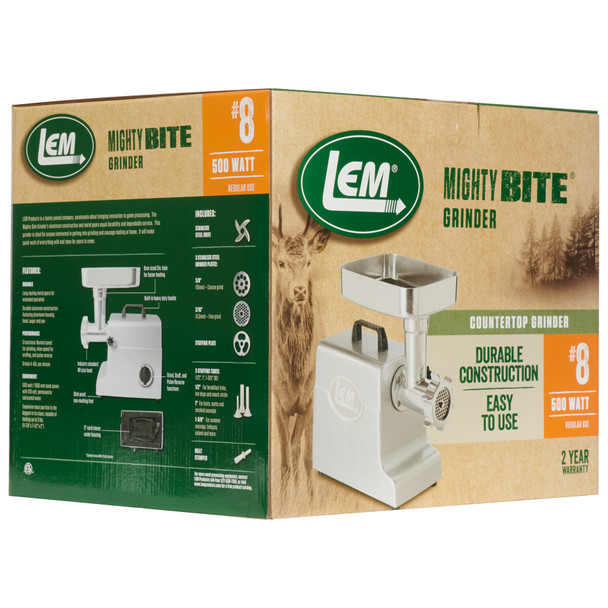 MightyBite® # 8 Aluminum Grinder Packaging