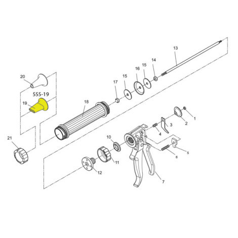 Jerky Gun Replacement Flat Nozzle - LEM Products®