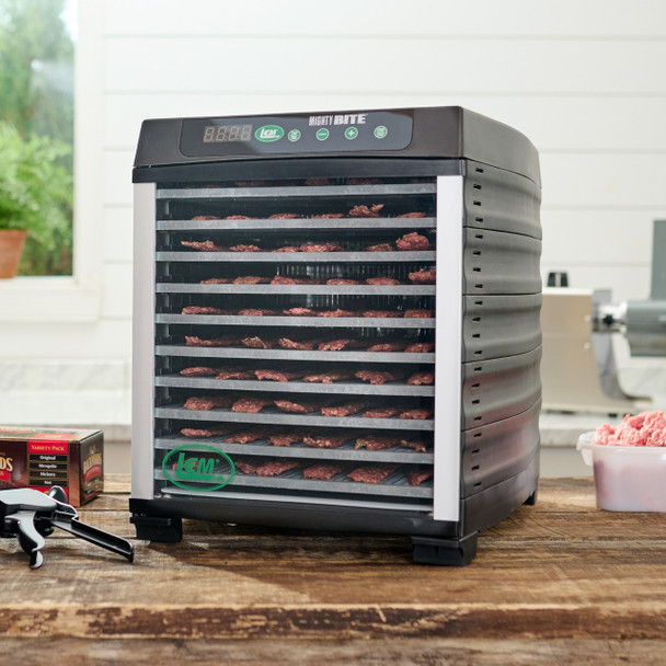 MightyBite® 10-Tray Dehydrator Front Facing