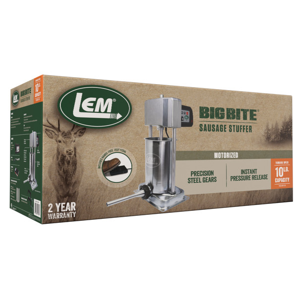 BigBite® 10lb Motorized Stuffer Packaging