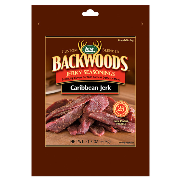 Backwoods® Caribbean Jerk Jerky Seasoning 25lb Front