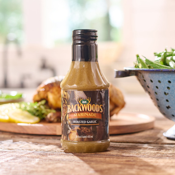 Backwoods® Roasted Garlic Marinade With Rotisserie Chicken And Vegetables