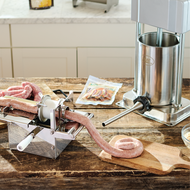 Manual Sausage Linker With Sausage Stuffer