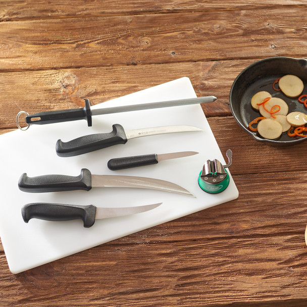 Mundial Curved Narrow Semi-Stiff Boning Knife