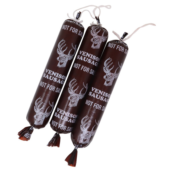 #1-1/2 x 12" Mahogany Printed Fibrous Casings