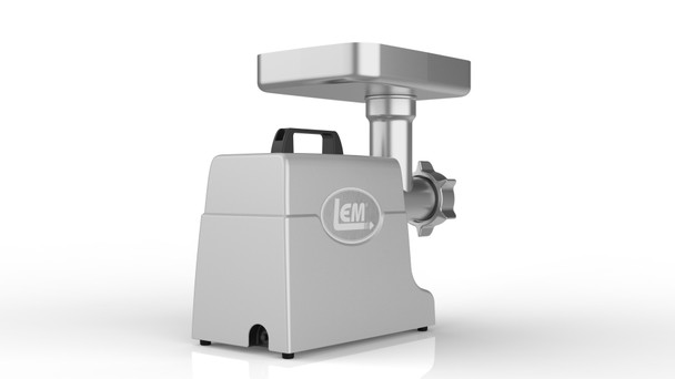 Mighty Bite #8 Refurbished Grinder Rendering Rear Quarter