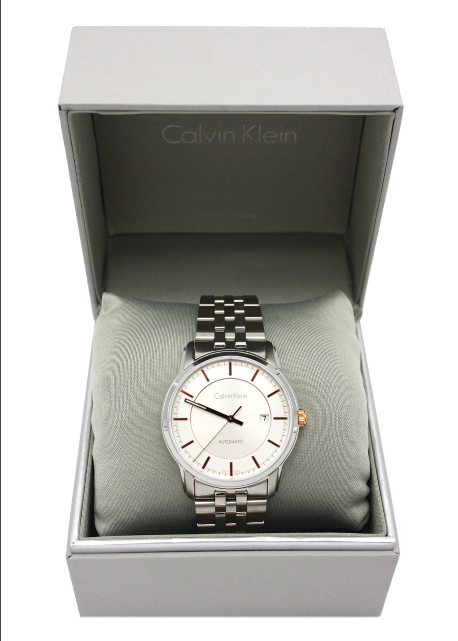 Calvin Klein Men's Infinite Swiss Automatic 42mm Watch with Sapphire Crystal