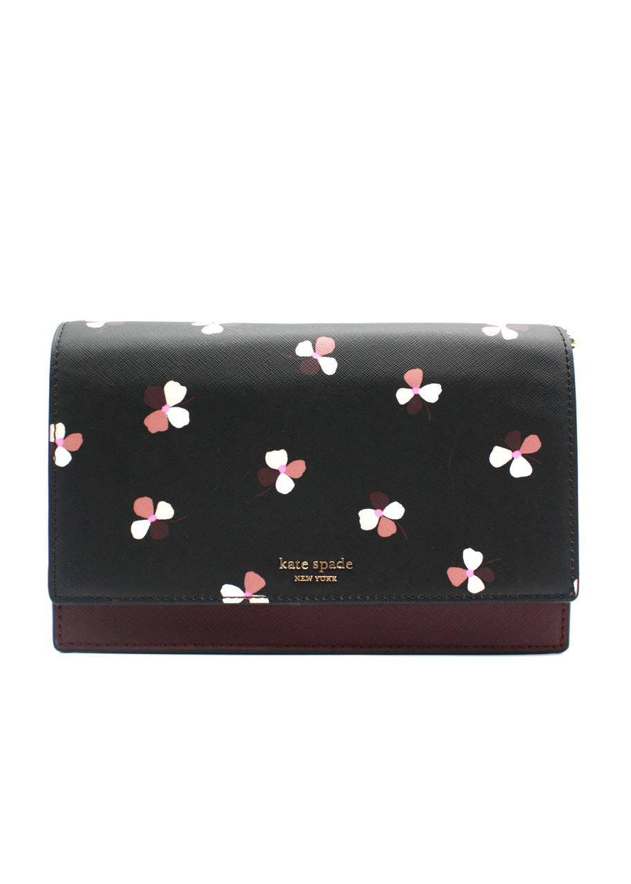 Kate Spade Cameron Dusk Buds Ditsy Blackmulti Convertible