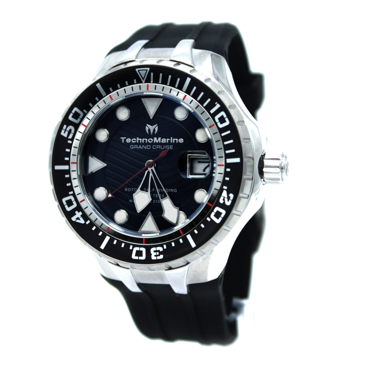 Technomarine TM-118078 Men's Grand Cruise with Black Dial & Black