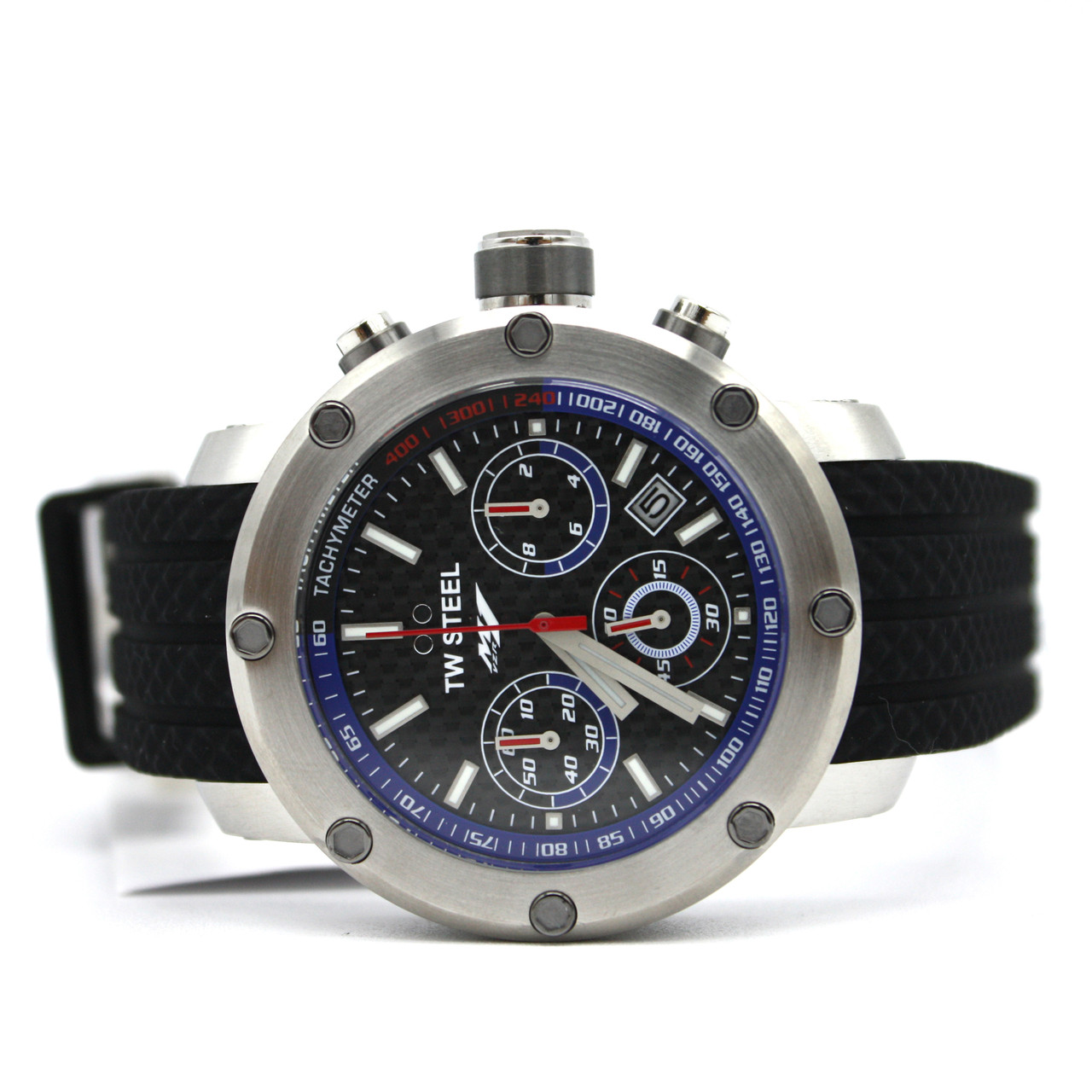 TW Steel TW924 Men's Yamaha Factory Chronograph 45mm Black Dial