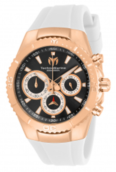 Technomarine Sea Manta Chronograph Quartz Black Dial Ladies Watch TM-218042