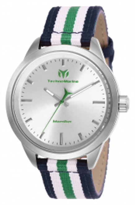 TechnoMarine Women's TM-117005 MoonSun Quartz Silver Dial Watch