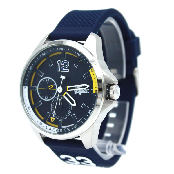 lacoste black and blue watch