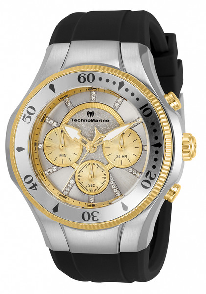 Technomarine TM-118145 Cruise Men's 45mm Stainless Steel Silver Gold Dial Watch