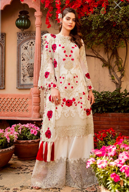 Imrozia design Chiffon Plus size 3pc Suit 5333