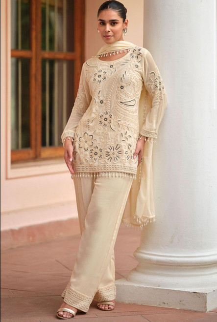Varina design Chiffon 3pc Suit 10654
