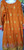 Orange Chiffon Party Wear 3pc 5XLarge 54" Shalwar kameez  Skp994