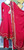 Red Mirror Work  Party Wear Chiffon Medium  38" 3pc Shalwar kameez Skp762-1