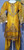 Mustard Party Wear Organza Medium 39" 3pc Shalwar kameez Skp763-1