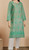 Sea Green Saya Designer Party Wear Lawn Embroidered Kurti Large 42" KDK44