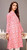 Pink Chinyere Designer Party Wear Lawn Kurti  KDK58