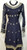 Navy Blue  Party Wear Mirror Work  3pc Suit in Large 42"  Skp30