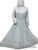 Wedding Party Wear Heavy Chiffon Elegent Gown 3pc 9mm Sequence Work
