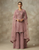 Tea Rose Pure Chiffon Chikankari Sharara Trose01