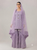 Lavender Pure Chiffon Chikankari Sharara Lav01