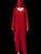 Red Pure Chiffon Plus size 3pc Suit PLUS09