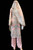 Peachy Pink Plus size Organza 3pc Suit PLUS17