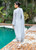 Azure design Chiffon Large 3pc Suit KSS-182