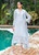 Azure design Chiffon Large 3pc Suit KSS-182