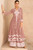 Almond Beige Vamika Floral Embroidered Rayon 3pc Suit VAM2
