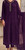 Elegant Purple Crush Silk 3pc Kaftan CRK2