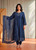 Sheesha Silk 3pc Embroidered Kaftan KAF10