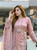 Tea Rose 3pc Silk Embroidered  Suit SK26