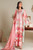 Pink Floral Printed Silk Kaftan  PSK24