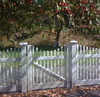 Vinyl Victorian Picket Fence, Scalloped Gate. Buy 2 for Double Drive Gates.