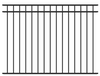 3 Rail Aluminum Pool Code Fence 4-1/2 x 6ft tall