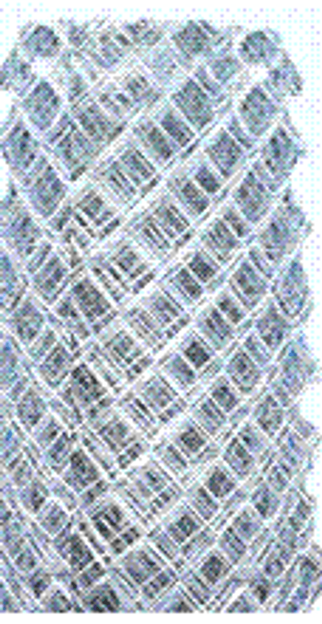 8 ft High Galvanized 2-1/4" x 11-1/2 Ga , Mesh 50 ft Roll Chain Link Fence