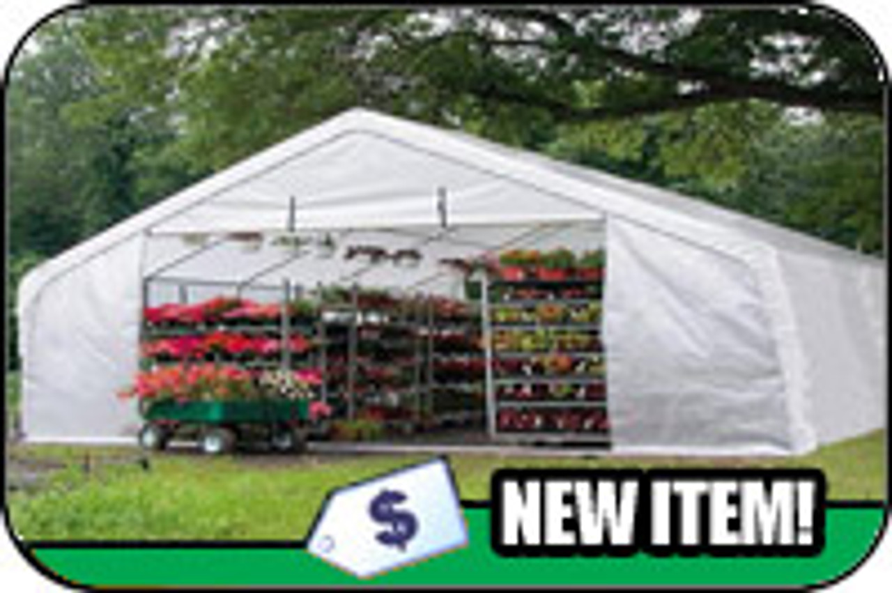 Greenhouse Peak Top Style 22'W x 24'L x 12'H