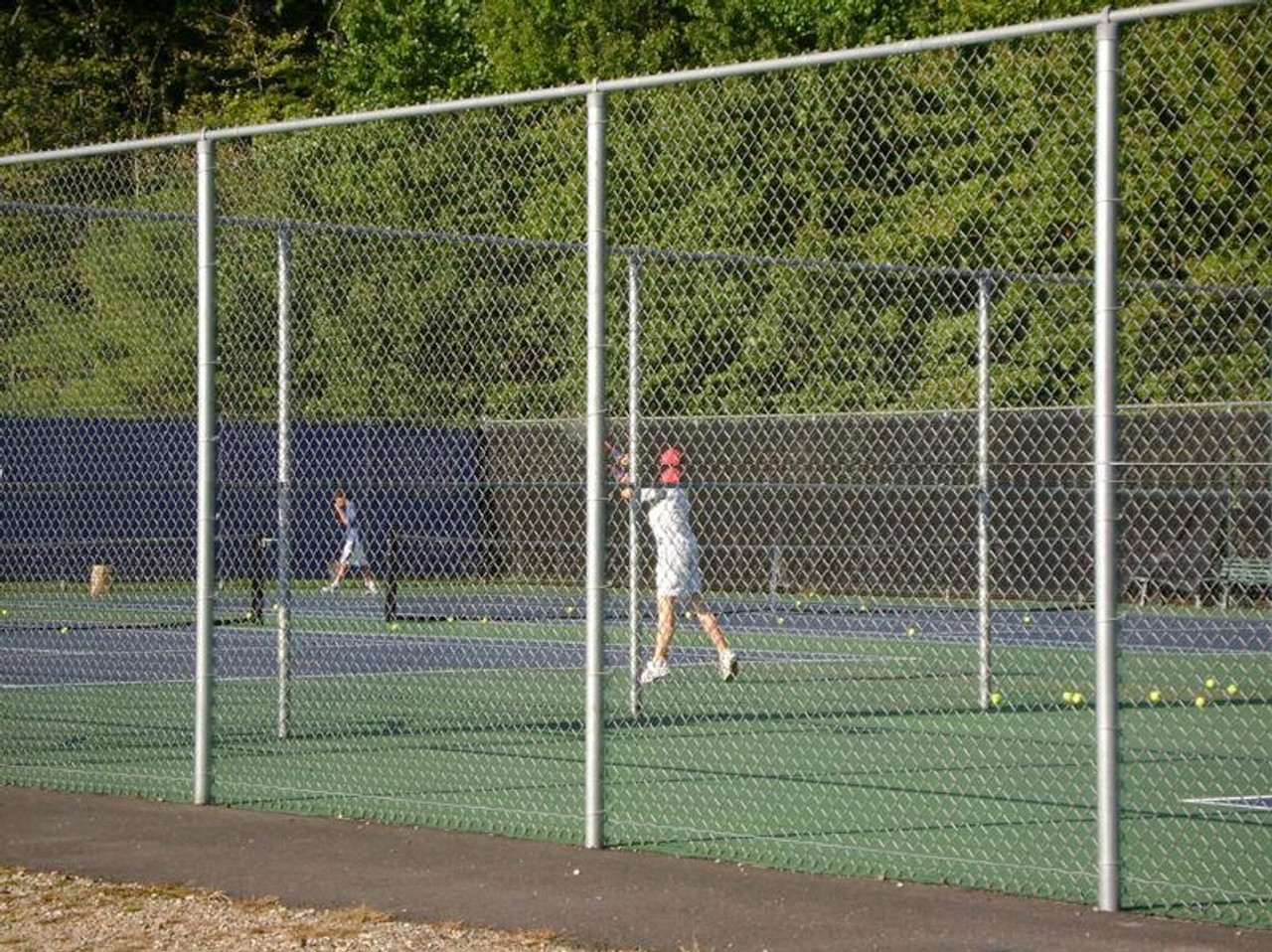 Tennis Court Fence 10 ft high TCGV20 System per FT