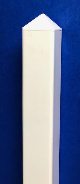 Vinyl Fence Picket 1-1/2" x 1-1/2" x 44" Square with cap - White 