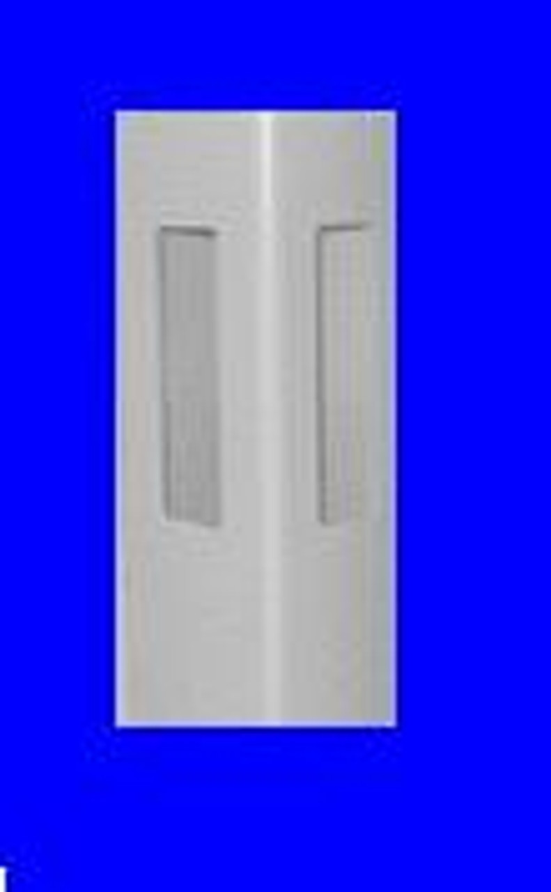 Vinyl White Routed Post 5" x 8 ft - 5-1/2" Rail, Privacy Fence Corner Post