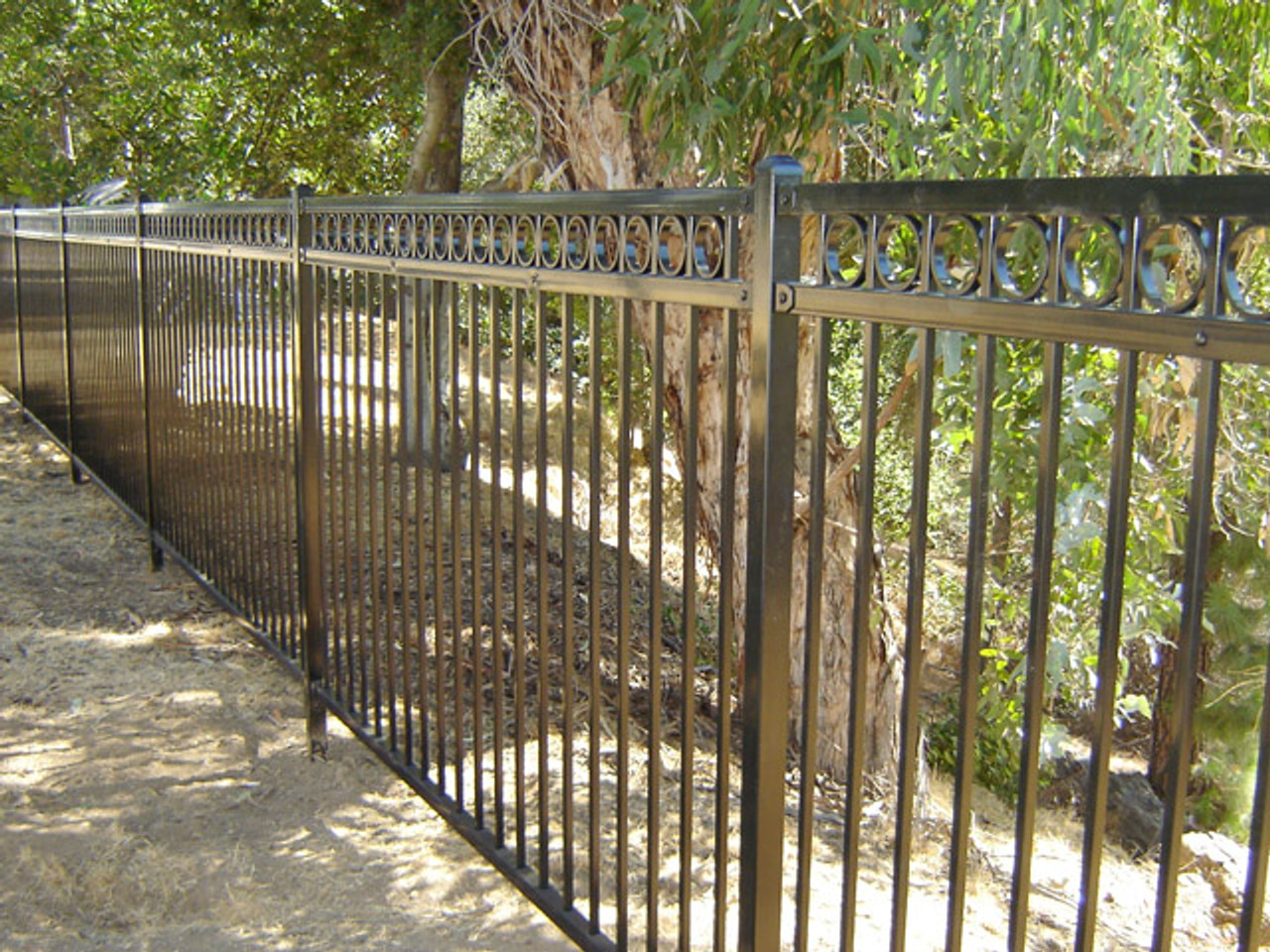 wrought iron steel fences 3 rail flat top with rings 8 ft wide panels posts not included 13.gif 70171.1449160053